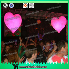 Loving Heart Shape Inflatable Lighting Decoration With 16 Colors LED Light For Wedding