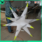 Holiday Event Decoration 210T White 1.5m Inflatable Star With LED Light