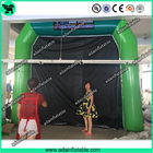 High Quantity Green Inflatable Paint Booth, PVC tarpulin Inflatable Booth Tent