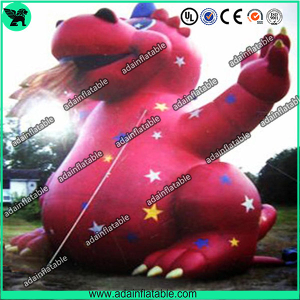 inflatable red dragon