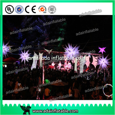 Festival Event Hanging Decoration Inflatable Star For Stage Performance