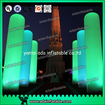 3M Inflatable Pillar Entrance Decoration Lighting Inflatable Column For Wedding