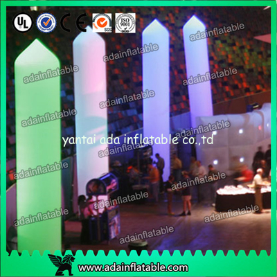 3M Wedding Stage Decoration Inflatable Column With LED Lighting