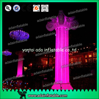 Lighting Inflatable Marble Pillar Roman Column