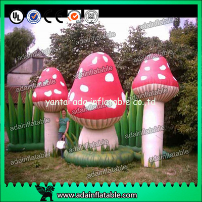 Air Blown Inflatable Orange Lighting Event Inflatable Mushroom