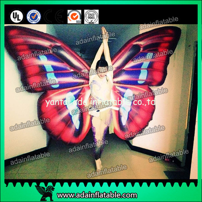 Customized Parade Walking Inflattable Cartoon Moving Inflatable Butterfly Costume