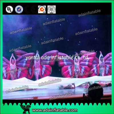 Customized Parade Walking Inflattable Cartoon Moving Inflatable Butterfly Costume