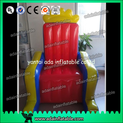 Customized PVC tarpulin cloth Inflatable Airtight King Throne Princess Throne