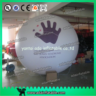 2.5m PVC Inflatable Helium Big Sky Balloon Advertising With Logo Printinga