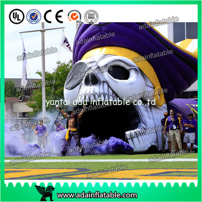 Giant Event Entrance Tunnel Inflatable Skeleton Skull Replica