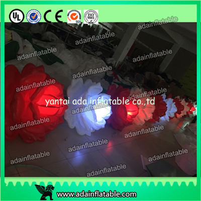 Hot Inflatable Flower Chain With LED Light For Wedding Event Decoration