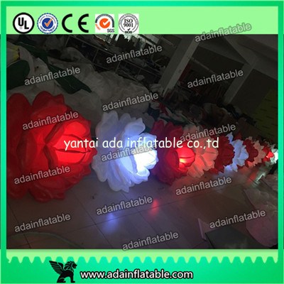 Hot Inflatable Flower Chain With LED Light For Wedding Event Decoration