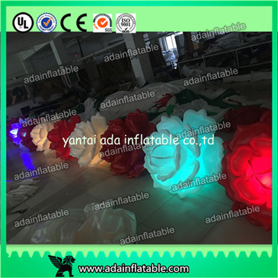Hot Inflatable Flower Chain With LED Light For Wedding Event Decoration