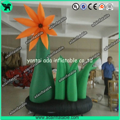 4m Event Party Decoration Oxford Inflatable Orange Flower Holiday Advertising Flower