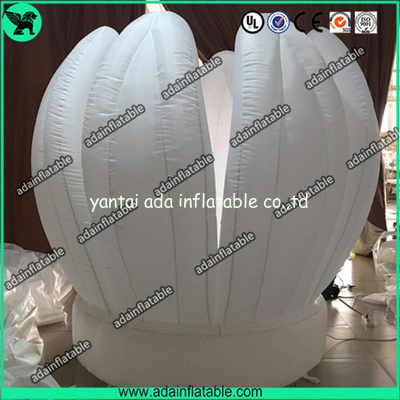 Wedding Event Decoration Inflatable Lotus Flower, Giant White Inflatable Flower