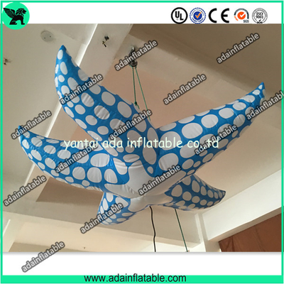 New Brand Event Decoration Lighting Blue Inflatable Starfish/Ocean Event Decoration