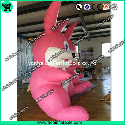 Cute Pink Inflatable Rabbit,Giant Pink Inflatable Bunny, Party Inflatable Animal