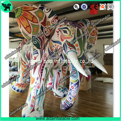 Large Colorful Inflatable Elephant / Outdoor Advertising Balloon For Big Event