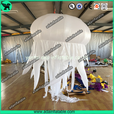 1m Stage Inflatable Lighting Led Decoration，Inflatable Jellyfish for Party
