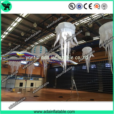 1m Stage Inflatable Lighting Led Decoration，Inflatable Jellyfish for Party