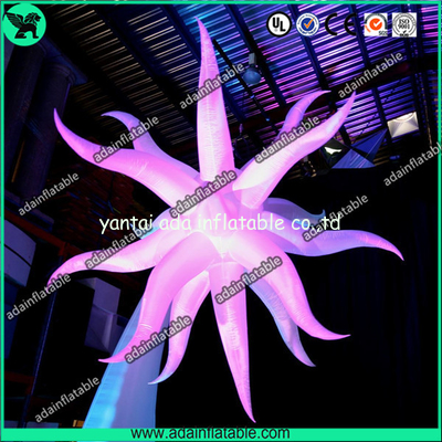Beautiful Club White Event Decoration Inflatable Hanging LED Lighting Star 1.5M