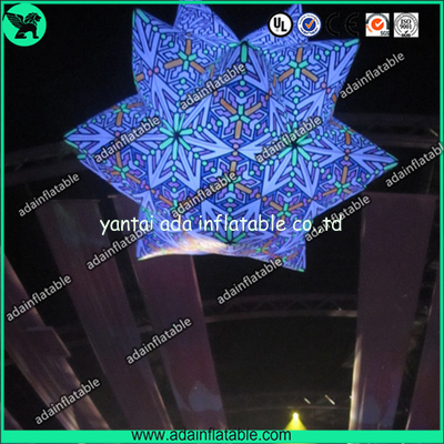 Stage Hanging Lighting Decoration Inflatable Star Character