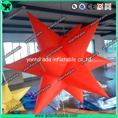 Lighting Inflatable Star, Red Star Inflatable,Event Ceiling Inflatable Star