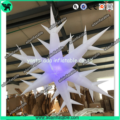 Inflatable Snowflake With LED Light,Lighting Inflatable Snow Flower
