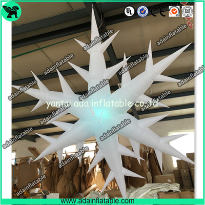 Inflatable Snowflake With LED Light,Lighting Inflatable Snow Flower