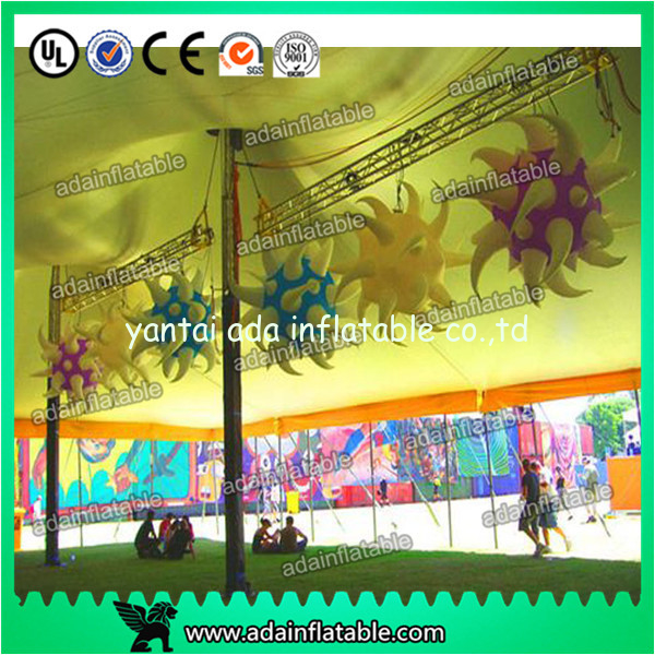 Inflatable Star Decoration with led light or common light (white color) for Exhibition