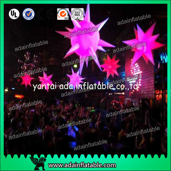 1.5m Diameter Inflatable Led Lighting Decoration Inflatable Star Decoratiom