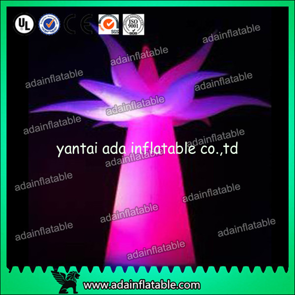 3M Festival Events Hotel Decoration Inflatable Flower Tree With LED Light