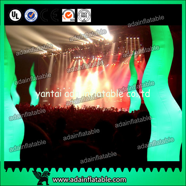 Stage Events Decoration Lighting Inflatable Cone Concert Decoration