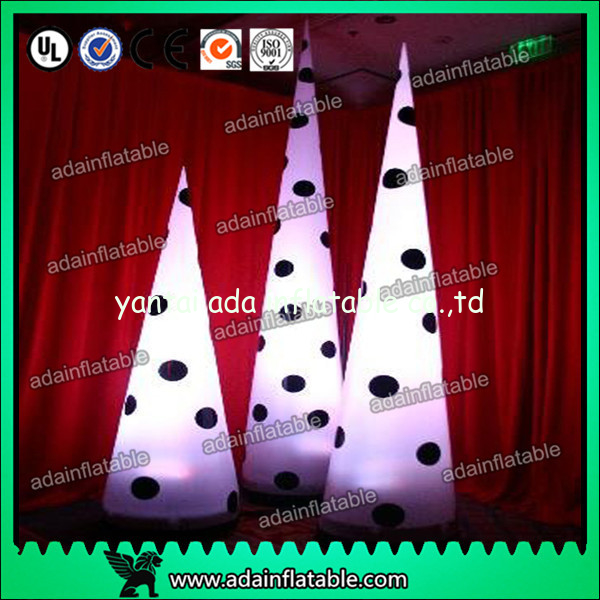 Lighting Spot Inflatable Cone For Stage Decoration Performance Decoration