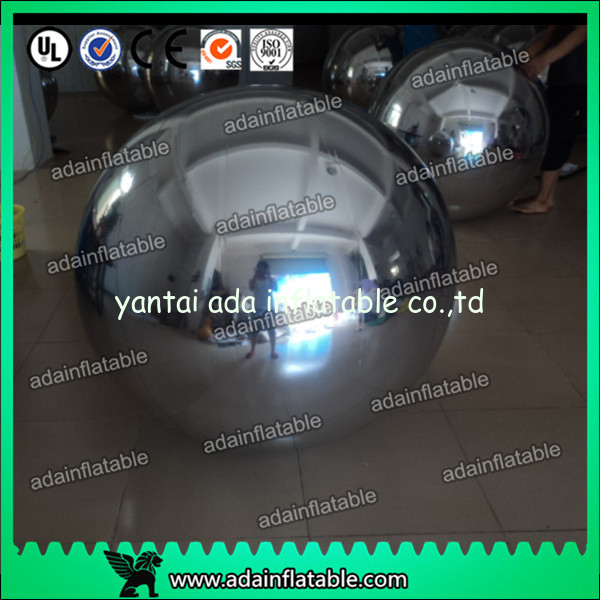 Wedding Stage Christmas Decoration Inflatable Mirror Balls Large Gold / Silver