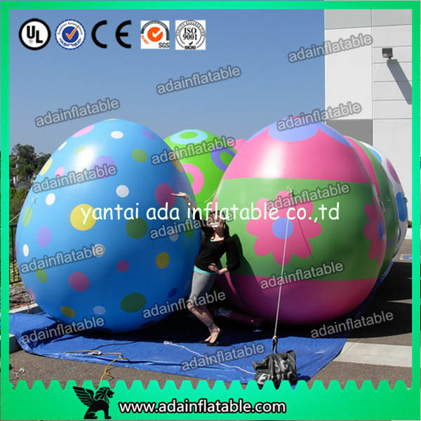2M Customized Colorful Inflatable Egg For Easter Decoration Festival Decoration