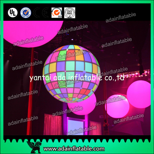 New Brand Club Decoration Inflatable Ball With LED Light Stage Balloon