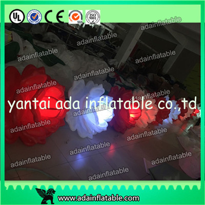 Hot Inflatable Flower Chain With LED Light For Wedding Event Decoration