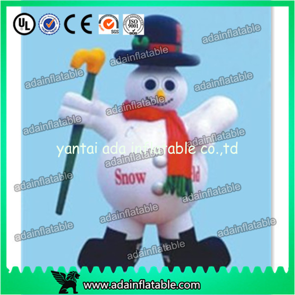 Cute 3m Inflatable Snowman For Christmas Decoration,Event Inflatable Snow Man