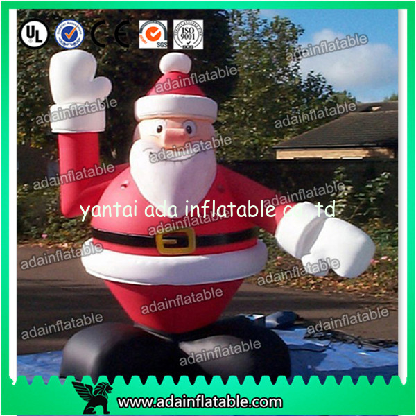 2m Christmas Event Decoration Inflatable Sana Claus Cartoon For Advertising