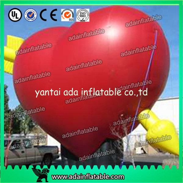 Large Inflatable Heart Balloon For Wedding Decoration，Valentine's Day Decoration