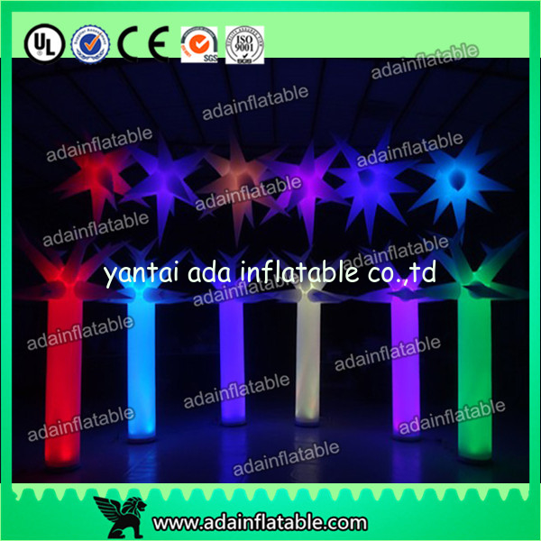 300cm LED Inflatable Pillar Lighting Decoration, Inflatable Light Column,Inflatable Star