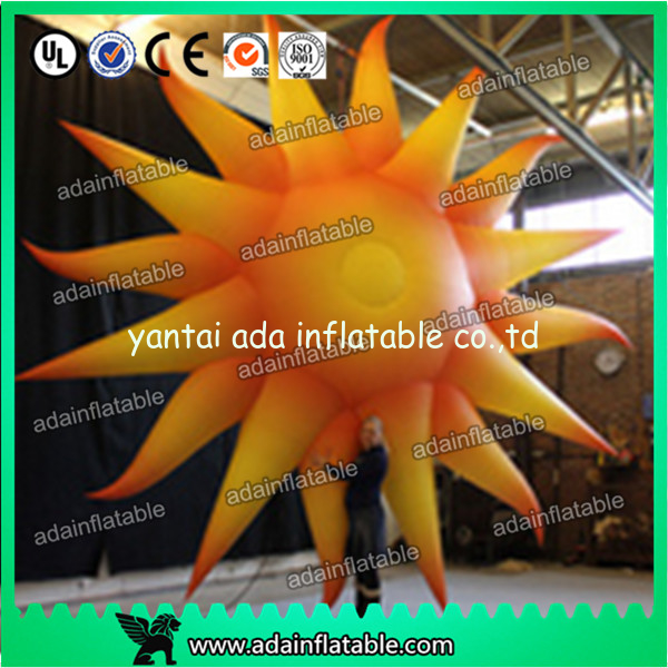 2m Color Changing Led Inflatable Lighting Balloon Concert Decoration Inflatable Sun