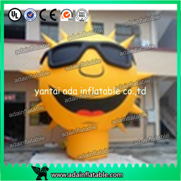 3m Sunglasses Advertising Inflatable Sun Cartoon/Event Party Inflatable Sun Decoration