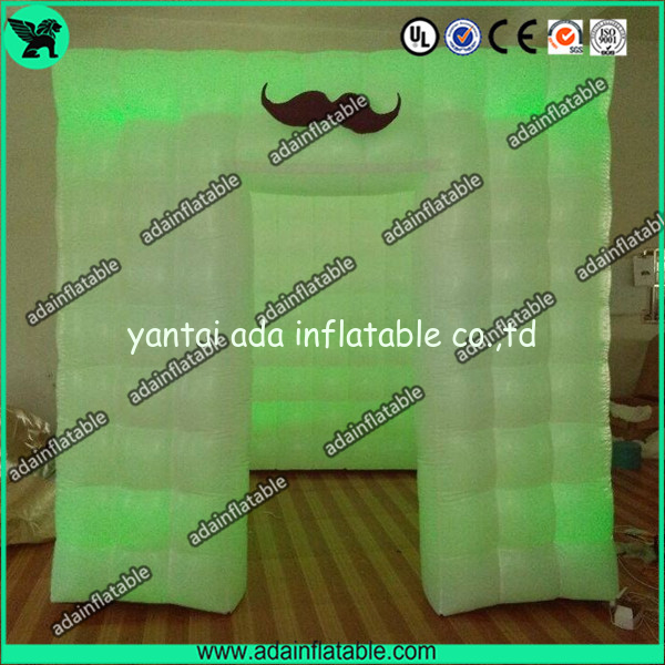 Hot Sale 2.5*2.5*2.5 PVC Inflatable Photo Booth For Wedding Event Decoration
