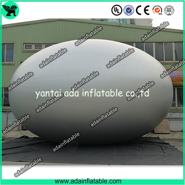 Customized Decoration Colorful Inflatable Silver Egg Easter Festival Decoration with Print